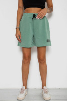 Шорти жіночі з принтом, колір оливковий, 238R132