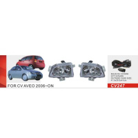 Фары доп.модель Chevrolet Aveo Hatchback/2002-08/CV-247/H3-12V55W/эл.проводка (CV-247)