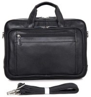 Сумка чоловіча 714398 для ноутбука 17 дюймів Чорна