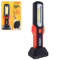 Переносная лампа «VOIN» VL-191 12V/220V/3W-COB+2 LED-НР/АКБ/USB+microUSB/магнит/база (VL-191)