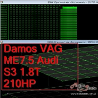 Damos VAG ME7.5 Audi S3 1.8T 210HP