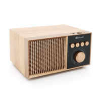 Колонка Kisonli G10 Bluetooth 5.0, 1х5W, 1200mAh, ≥90dB, USB/TF/BT/FM/AUX, DC: 5V/1A, Red-Wood, BOX, Q50