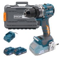 Акумуляторний дриль-шуруповерт PROFI-TEC PPCD7020 UltraCore (20В 2а 2шт і зарядка)