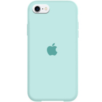 Чохол Silicone Case Full Protective (AA) для iPhone SE 2 / 3 (2020 / 2022) / iPhone 8 / iPhone 7, Бірюзовий / Turquoise - купити в SmartEra.ua