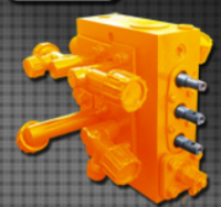 Гидрораспределитель (с присоединительными уголками) Р-100.3.000 / 2614.01.000 Р-100.3.000-01 / 2614.01.000-01