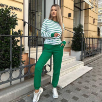 Демісезонний костюм в смужку «Delight» оптом | Норма