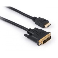 Кабель мультимедийный HDMI to DVI 24+1 3.0m Vinga (VCPHDMIDVI3)