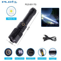 Фонарь аккумуляторный PLD-501 White Laser LED PM10-TG, мощный аккумуляторный лед фонарик, сильный фонарик