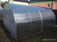 Теплица «ЭЛИТ» 3*4*2 (ш. д.в.) 12кв. м., покрытая поликарбонатом, от производителя.