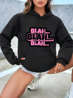 Худі жіноче чорне ДТФ | 32-009