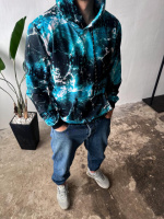 Принтованний осінній зелений худі Thrasher