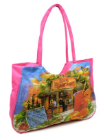 PODIUM Сумка Женская Пляжная текстиль Podium 1342 light-pink