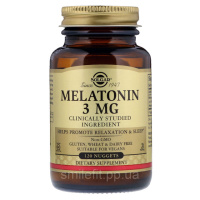 Мелатонін 3 мг, Solgar, 120 нагетсів