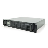 ИБП с правильной синусоидой ONLINE Ritar RT-1KS-LCD, RACK 1000VA (900Вт), 24 В, Встроенная батарея 12V 7,5 Ah х 2 шт  (482*440*87), Q1
