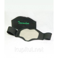 Турмалиновая повязка на шею для лечения остеохондроза Green World с подогревом