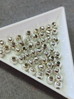 Металлические бусины «шар» Размер - 5 мм. (отв.2 мм)Цвет - серебро. Упаковка - 10 шт.