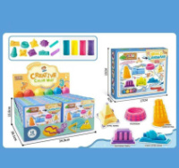 Тісто для ліплення 5831 C (10) ЦІНА ЗА 12 ШТУК В БЛОЦІ,  4 кольори тіста, форми, приладдя