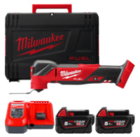Інструмент багатофунціональний акумуляторний MILWAUKEE, M18 FMT-502X (зарядний.пристрій M12-18 FC, 2 акумулятори М18 В5 5Аг, уні