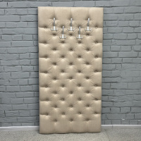 Настенная вешалка-панно Парма-1 160х70см велюр бежевый 3-0-0