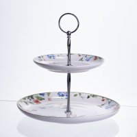 Етажерка Garden Rabbits порцелянова для фруктів та десертів 23*24 см HP-7323-6