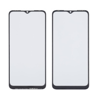 Стекло тачскрина с OCA плёнкой для TECNO Spark 7 (KF6)/ Spark 7 Go (KF6M) чёрное с олеофобным покрытием, закалённое G+OCA Pro