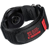 Ремінець для годинника Hemsut HGA121 Super Strong Nylon Black 22 mm нейлоновий чорний