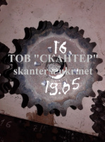 Звездочка шаг t=19.05 зуб=16