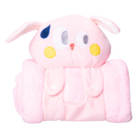 Мягкая игрушка-плед Зайчик 120×160 (см) 2 в 1 Розовый Colorful Home 5616-68P