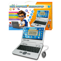Ноутбук ,літери, цифри, пісні, казки, загадки, вікторина, р\к екран, функціональна мишка.