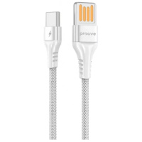 Кабель Proove Double Way Weft USB to Type-C 2.4A 1m White (CCDW20001202) (Код товару:37755)