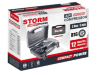 Компресор STORM Compact Power 20600 12v/7Atm/15л/хв/60 Вт/дл. шлангу 0,45м (20шт/ящ)