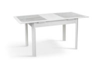Стіл обідній Делі (1150+390)*740, білий