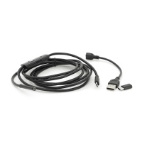 Универсальный эндоскоп 3в1 (USB/MicroUSB/Type-C) для смартфона/ПК, камера 5.5мм, жесткий кабель 2м, с LED-подсветкой, IP67