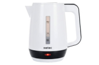 Электрочайник пластиковый Metec 1.7л белый (700036)