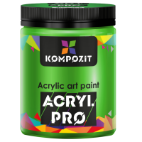 Краска художественная Acryl PRO ART Kompozit 430 мл, 323 жовто-зелений