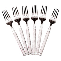 Набор десертных вилок 6 штук из нержавеющей стали 15.5 (см) Серебро HP-8-36