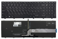 Клавиатура Dell Inspiron 15-3541 3542 3543 5521 5542 5545 5547 5548 7559 черная подсветка Original PRC