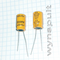 400v 10mF 1017 105°C FS ECOND 10µF 10uF 400V конденсатор електролітичний