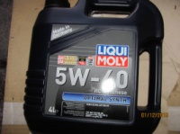 Моторное масло LIQUI MOLY Optimal Synth SAE 5W40 4 л. Синтетика