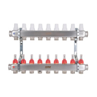 Колектор з витратомірами (нерж.) 1« х9 Icma № К073