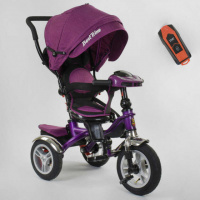 Велосипед 3-х колёсный 5890 / 86-315 Best Trike (1) ФАРА C USB, ПОВОРОТНОЕ СИДЕНИЕ, СКЛАДНОЙ РУЛЬ, Рус.озвучка, НАДУВНЫЕ КОЛЕСА, ПУЛЬТ(свет,звук)