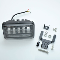 Фара-LED Прямокутник 75W (15W*5) 10-30V 170*105*80mm Ближнє/flood+Ходові Вогні (W 01-75) (1шт) 363