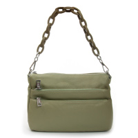 PODIUM Сумка Женская Классическая кожа ALEX RAI 3011 matcha green