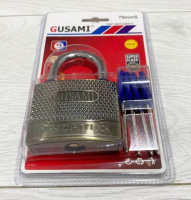 Замок навесной блистер Gusami 70мм / SAM-70