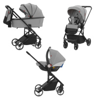 Коляска універсальна CARRELLO Alfa CRL-6508 (3in1) Cloud Grey /1/