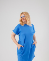 Літня сукня з кишенями «Nirvana» оптом | Батал Джинс, 50-52