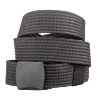 Щільний текстильний чоловічий ремінь 720227 Чорний