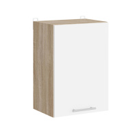 Кухонный модуль верхний Эверест Эко 400 дуб сонома/нимфея альба (белый) 40х30х58 см (DTM-071013)