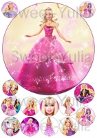 Вафельные картинки на тему: Барби