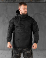 Куртка анорак чорна НП4888